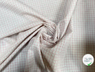 TISSU POPELINE CARREAUX ROUGE MOYEN - My Little Coupon