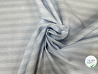 TISSU POPELINE - TOILE RAYE BLEU - My Little Coupon