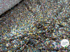 TISSU SEQUIN EN FETE ROSE JAUNE & BLEU MSO