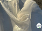 TISSU SEQUIN HAUTE COUTURE BLANC CASSÉ MSO