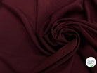 TISSU SERGÉ FLUIDE ROUGE BORDEAU - My Little Coupon