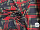 TISSU TARTAN CARREAUX POLYVISCOSE STRETCH - My Little Coupon