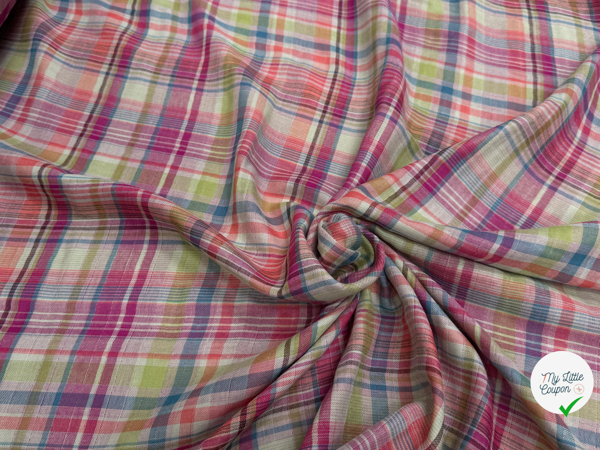 TISSU VICHY REVERSIBLE PRINCE DE GALLE - My Little Coupon