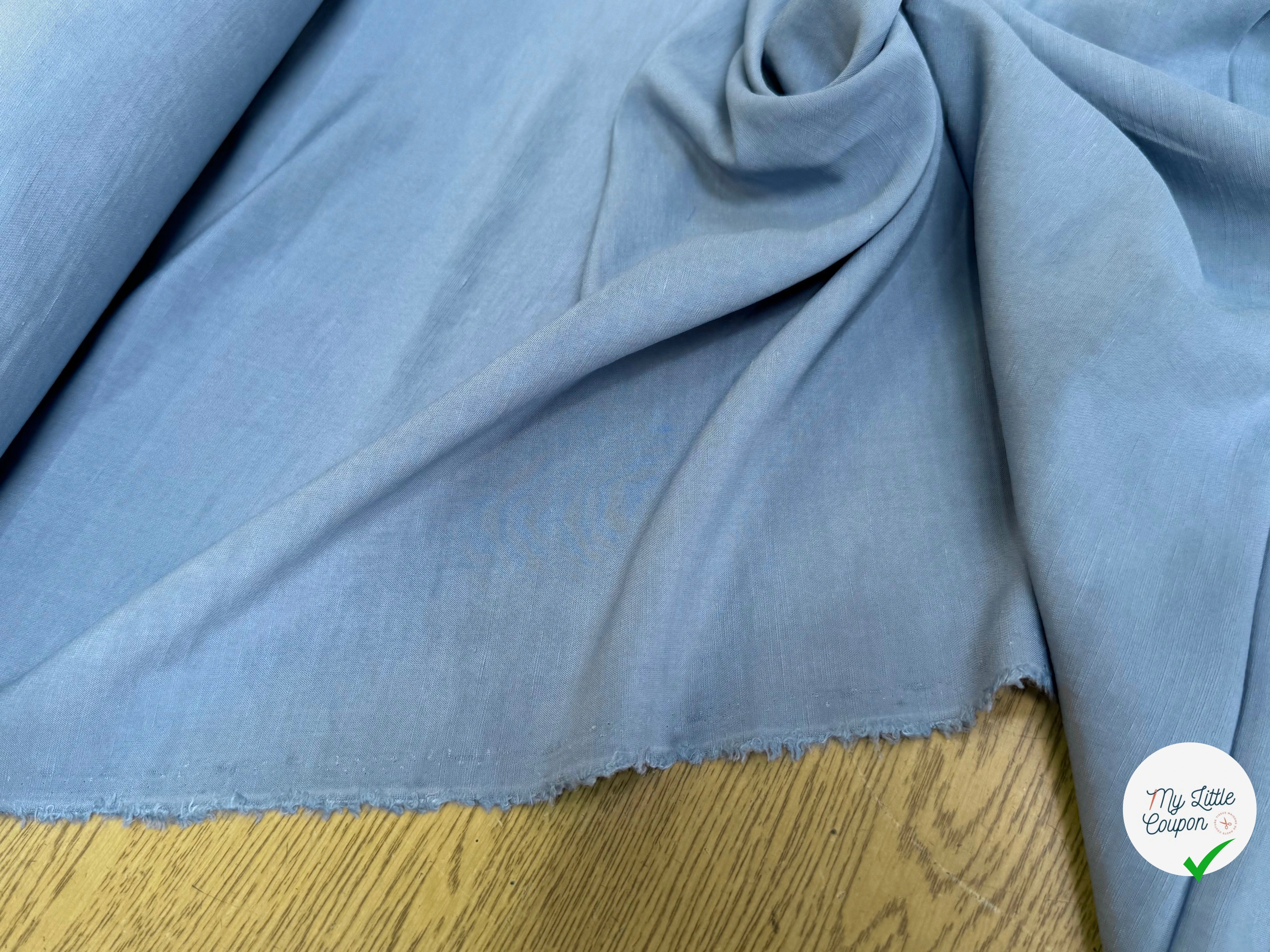 TISSU VISCOSE LIN STORM TOMBÉ FLUIDE 40% LIN - My Little Coupon