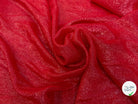 TISSU VISCOSE POLYAMIDE FLUIDE SCINTILLANT ROUGE 82% VISCOSE - My Little Coupon