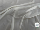 TISSU VISCOSE UNI BLANC CASSÉ STRETCH - My Little Coupon