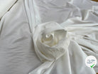 TISSU VISCOSE UNI BLANC CASSÉ STRETCH - My Little Coupon