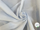 TISSU VOILE IMPRIMÉ RAYURES BLEUES - My Little Coupon