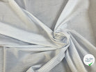 TISSU VOILE IMPRIMÉ RAYURES BLEUES - My Little Coupon