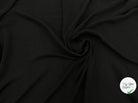 TOILE À BEURRE CRÉPÉE NOIR FLUIDE - My Little Coupon - tissu - coudre
