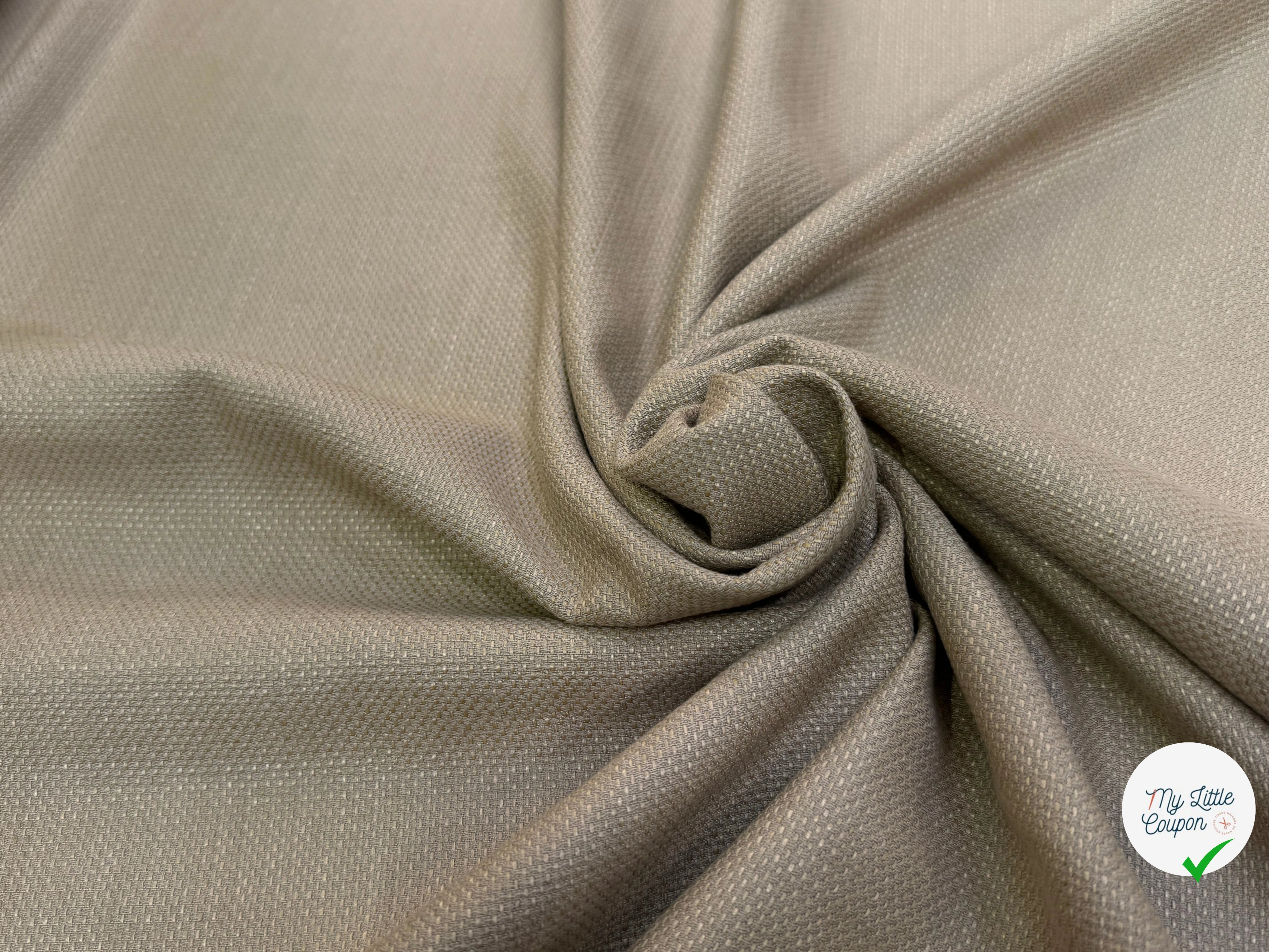 TOILE CANEVAS 80% COTON BEIGE FONCÉ - My Little Coupon