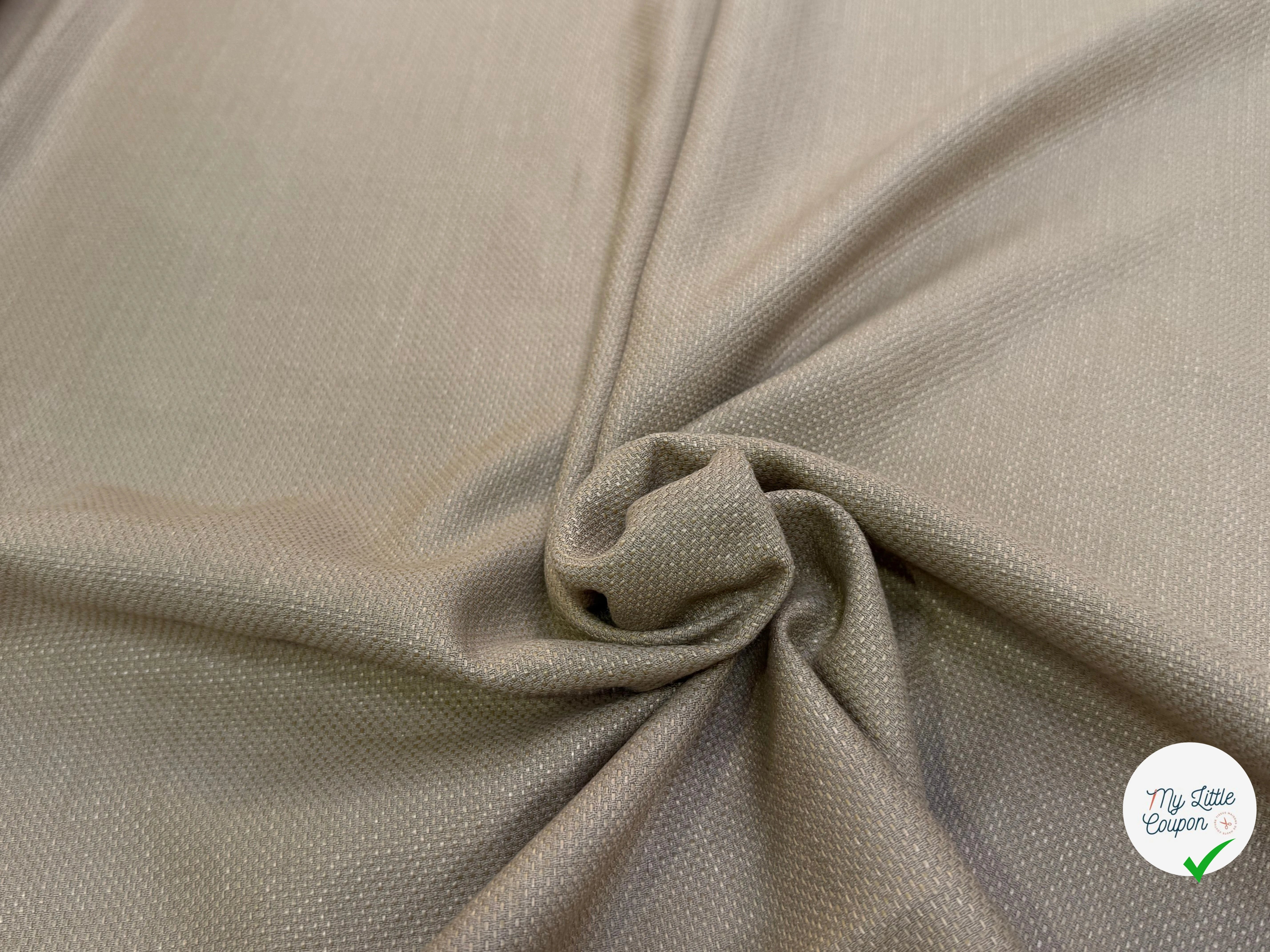 TOILE CANEVAS 80% COTON BEIGE FONCÉ - My Little Coupon