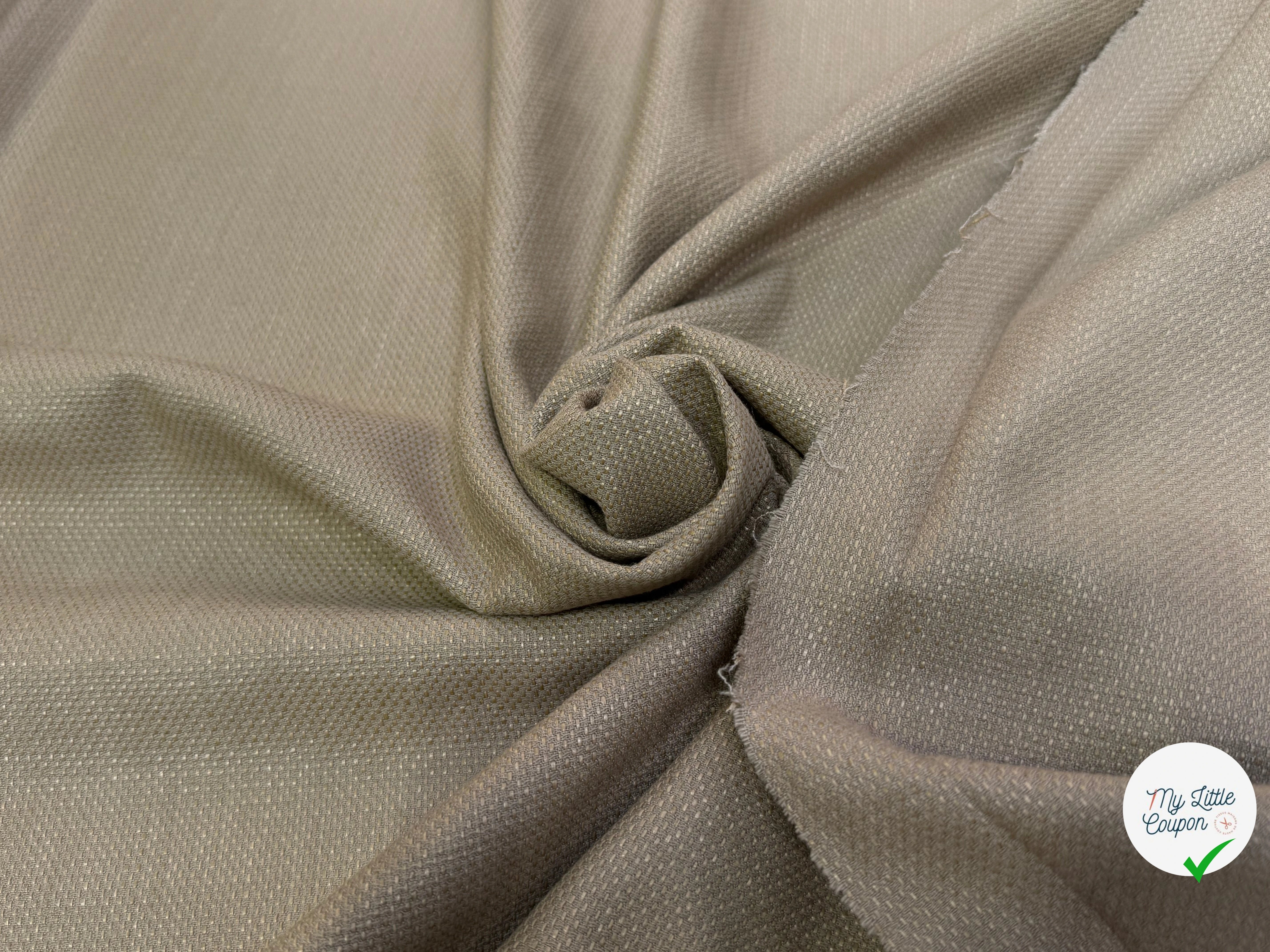 TOILE CANEVAS 80% COTON BEIGE FONCÉ - My Little Coupon