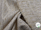 TOILE CANEVAS MÉTALLISÉE DORÉE ASPECT LIN - My Little Coupon - tissu - coudre