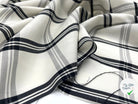 TOILE CARREAUX LAINE ET SOIE - My Little Coupon - tissu - coudre