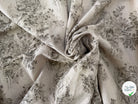 TOILE COTON GABRIELLE EFFET LIN FICELLE - My Little Coupon