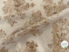 TOILE COTON GABRIELLE EFFET LIN PEANUT - My Little Coupon