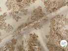 TOILE COTON GABRIELLE EFFET LIN PEANUT - My Little Coupon
