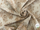 TOILE COTON GABRIELLE EFFET LIN PEANUT - My Little Coupon