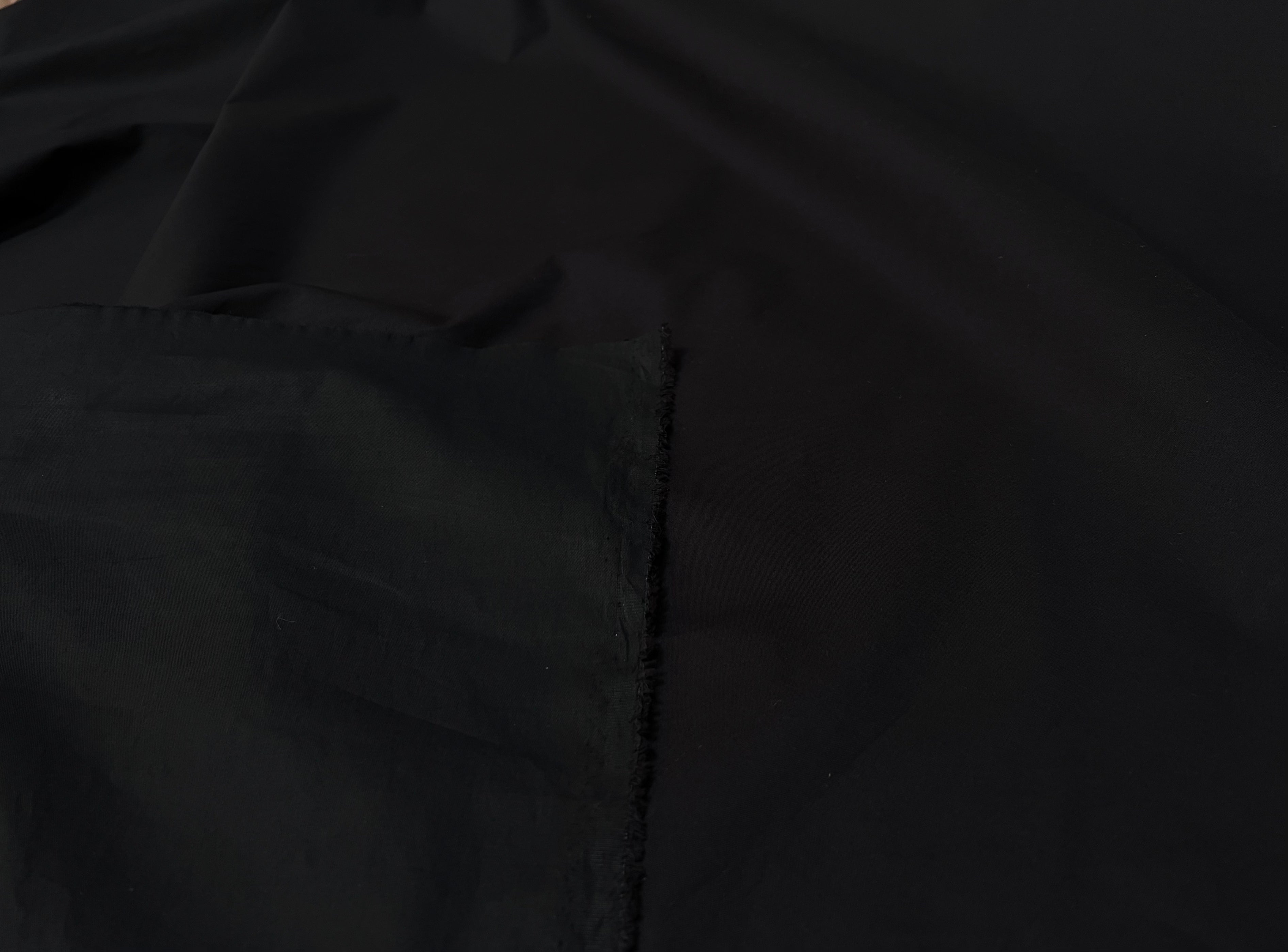 TOILE CRAQUANTE DE COTON NOIR - My Little Coupon