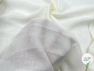 TOILE DE COTON BLANCHE ARMATURE TOILE À BEURRE - My Little Coupon - tissu - coudre