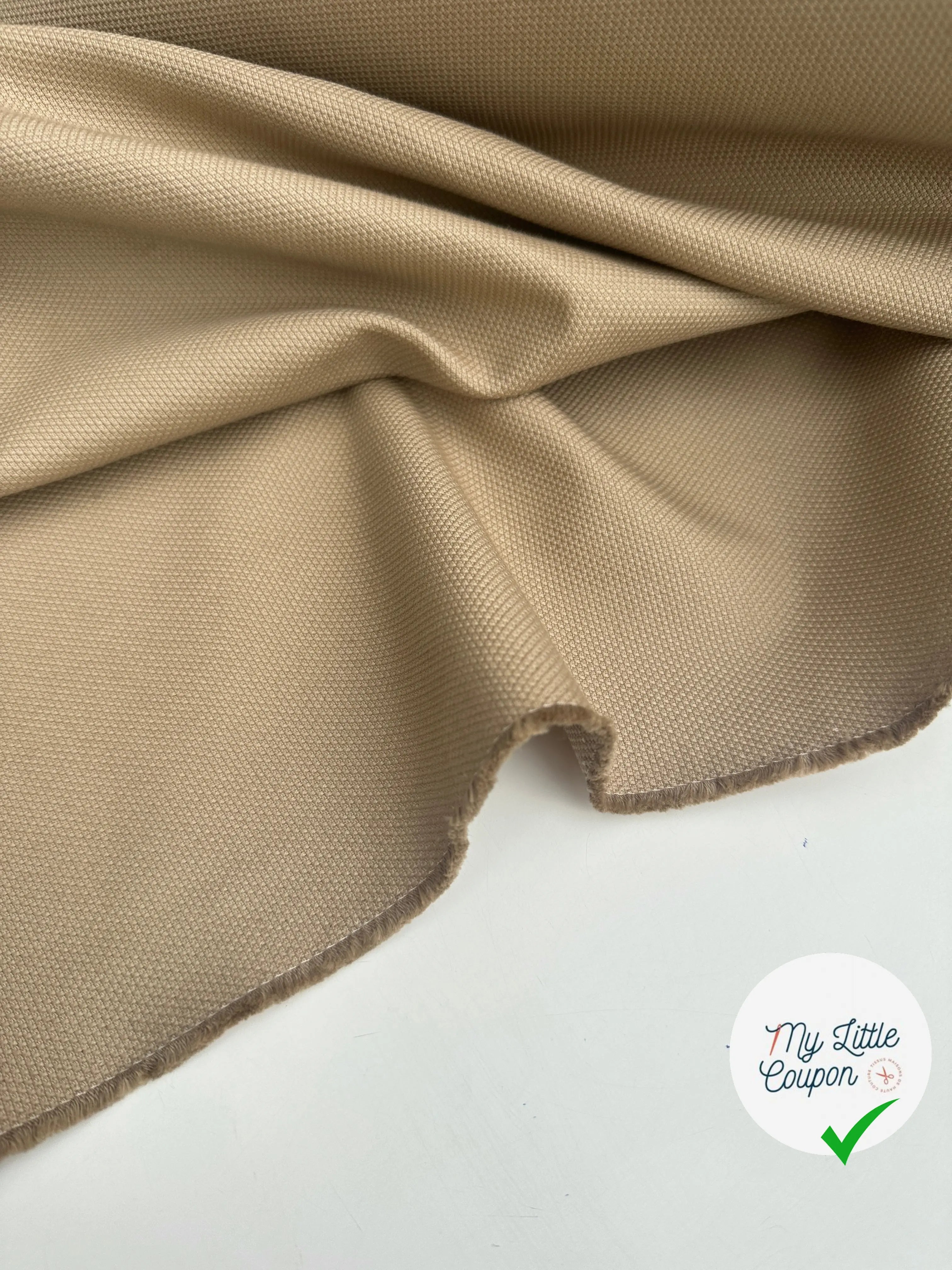 TOILE DE COTON CAVIAR CANVASS CAMEL CLAIR MSO