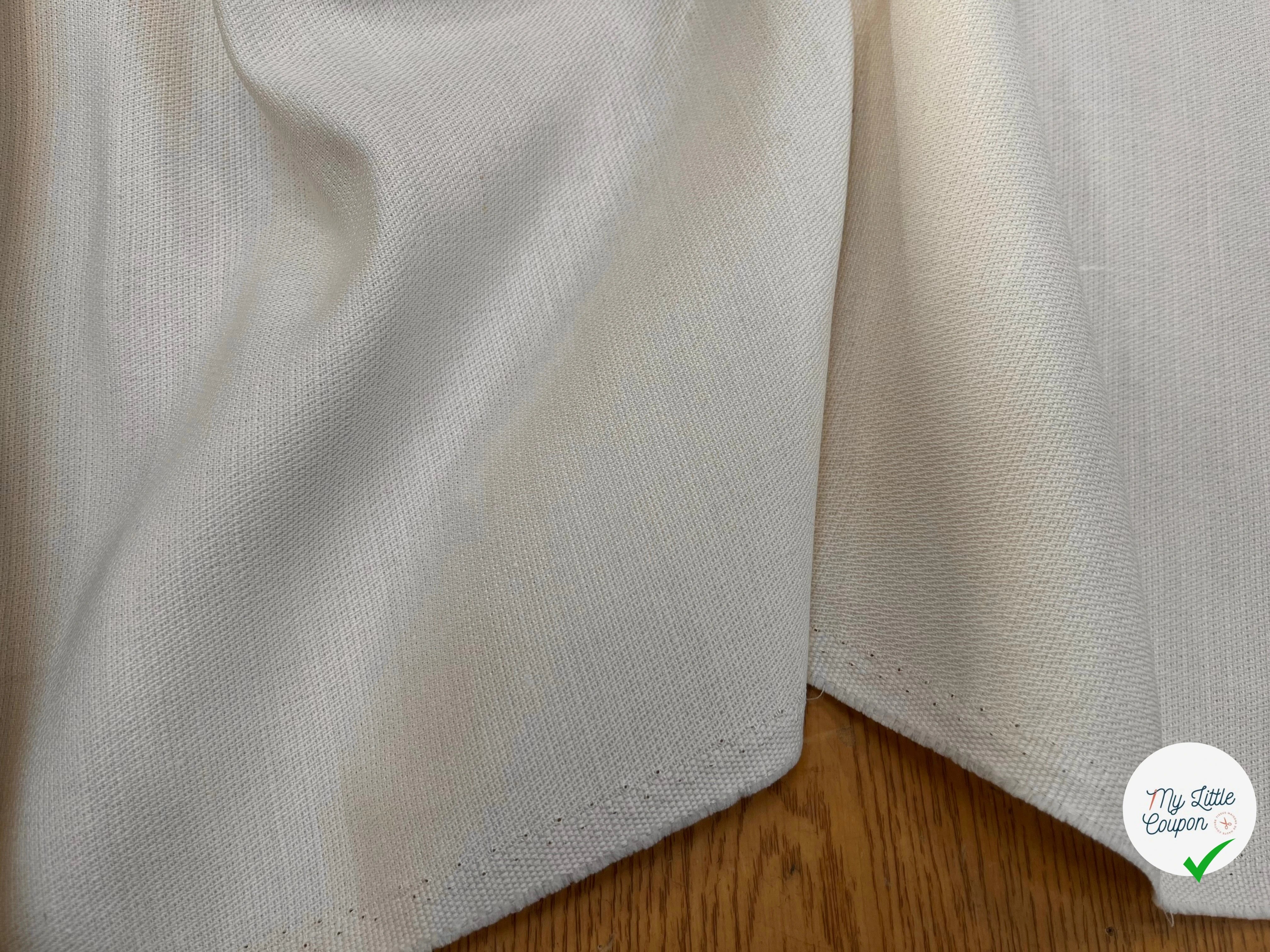 TOILE DE COTON ÉCRU 154CM - My Little Coupon
