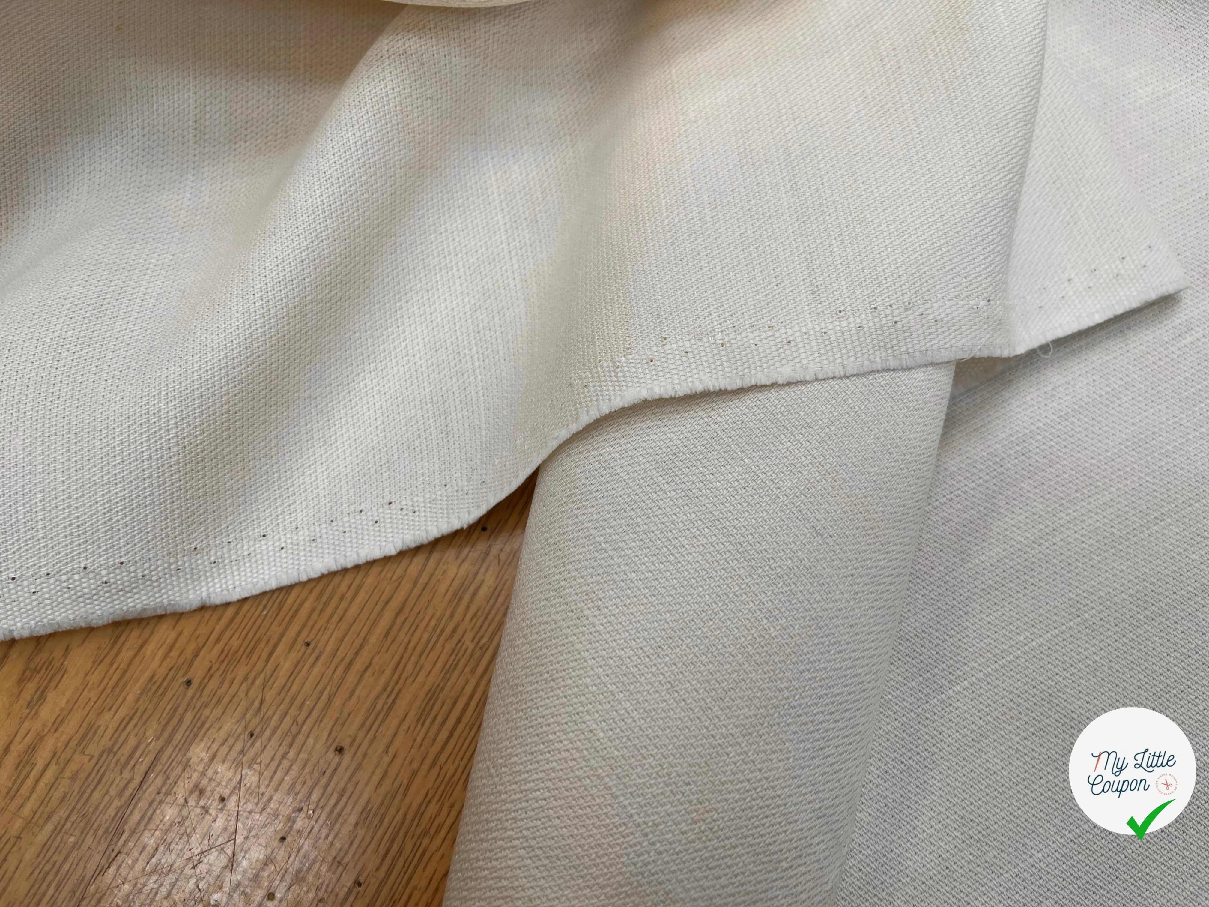 TOILE DE COTON ÉCRU 154CM - My Little Coupon
