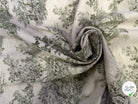 TOILE DE COTON GABRIELLE KAKI 150 CM - My Little Coupon