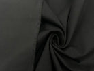 TOILE DE COTON LOURDE ENVERS GRATTÉ NOIR MSO