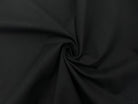 TOILE DE COTON LOURDE ENVERS GRATTÉ NOIR MSO