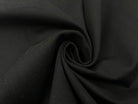 TOILE DE COTON LOURDE ENVERS GRATTÉ NOIR MSO