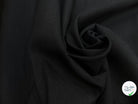 TOILE DE COTON NATTÉ NOIR 165CM - My Little Coupon