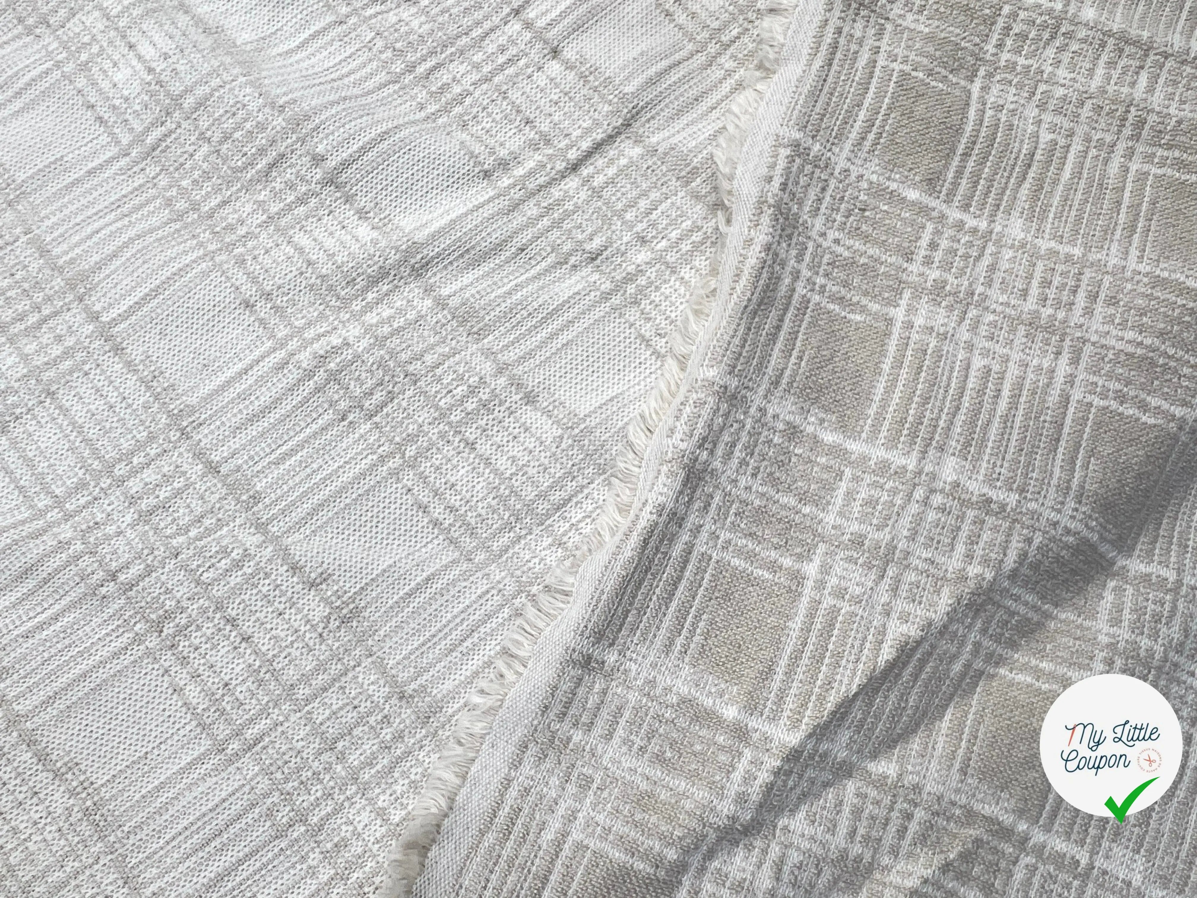 TOILE DE COTON RUSTIQUE FAÇON LIN - My Little Coupon - tissu - coudre