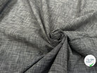 TOILE DE COTON SEMI LOURDE GRIS CHINÉ MSO