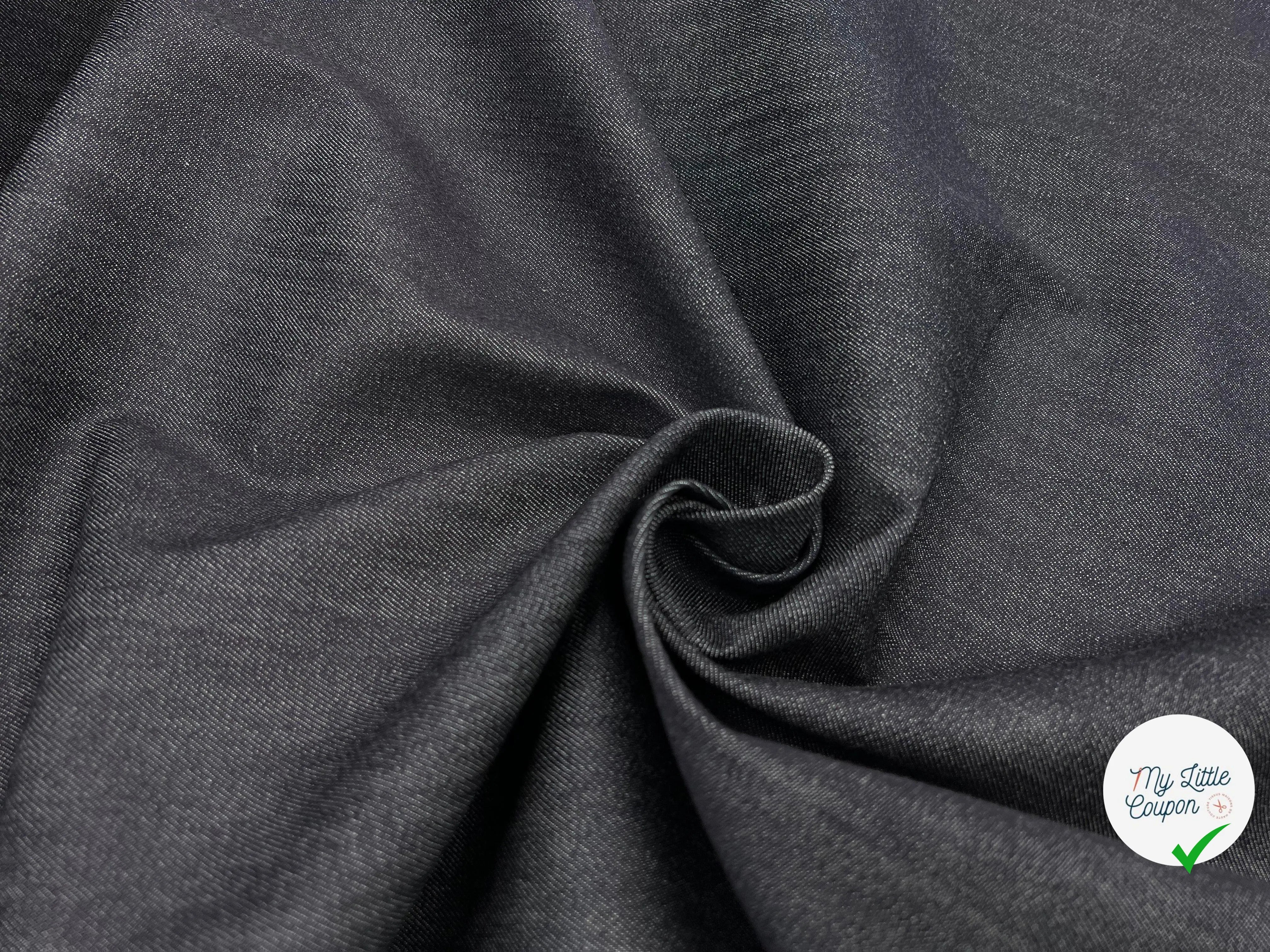 TOILE DE JEAN STRETCH BLEU BRUT 11Oz - My Little Coupon - tissu - coudre