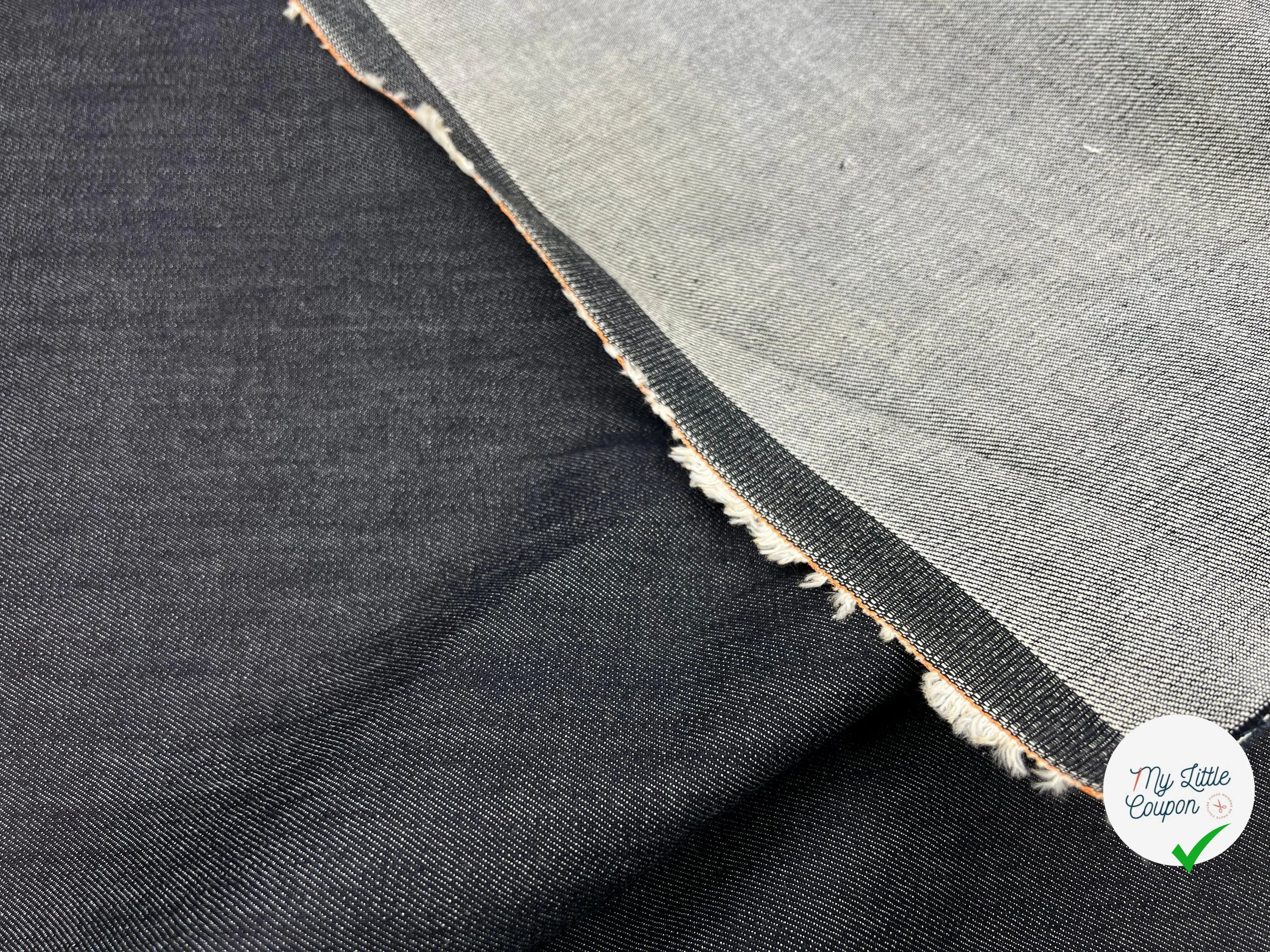 TOILE DE JEAN STRETCH BLEU BRUT 11Oz - My Little Coupon - tissu - coudre