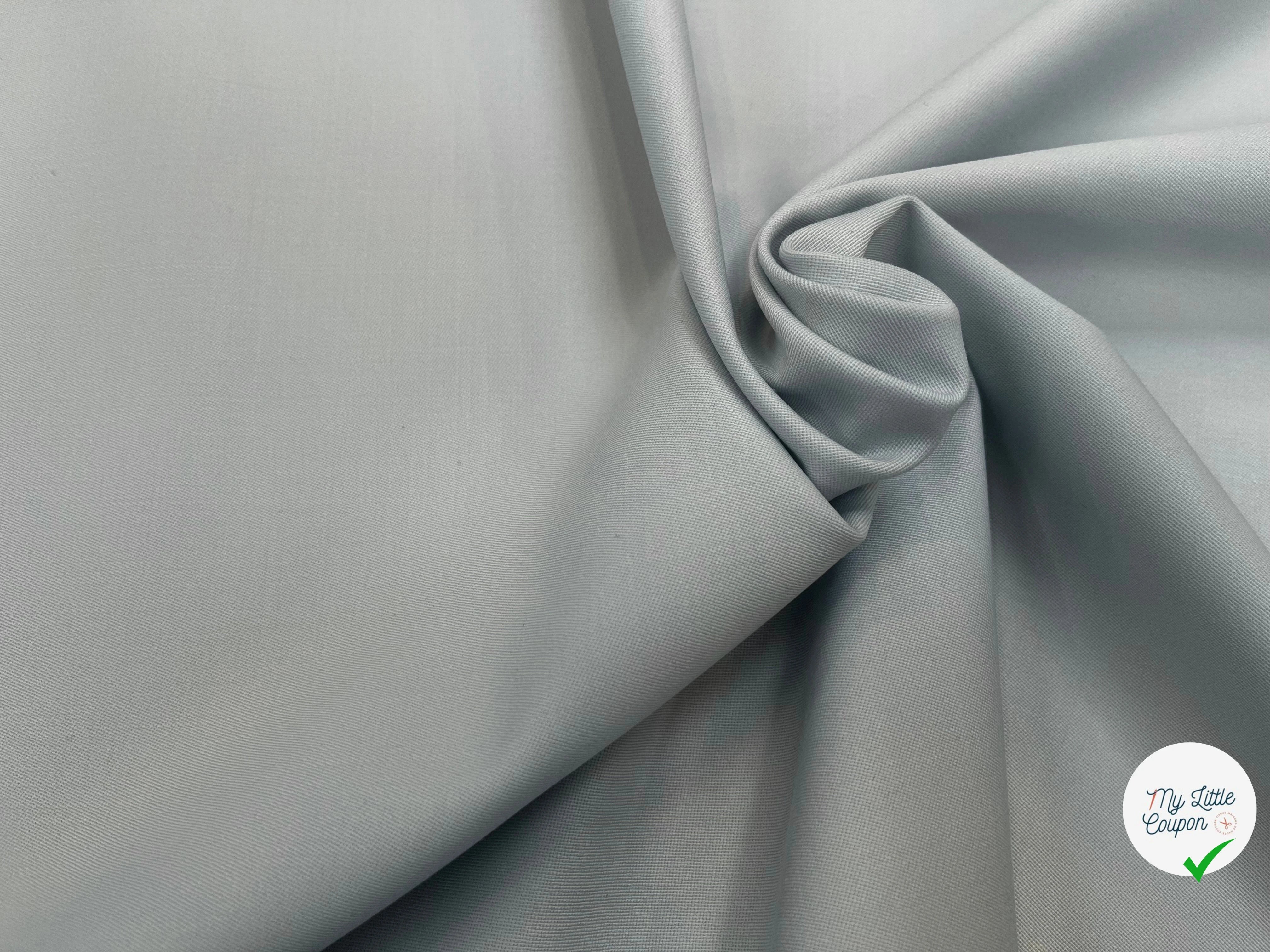 TOILE DE LAINE 97% LAINE BLEU NUAGE - My Little Coupon