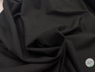 TOILE DE LAINE BI EXTENSIBLE ALL BLACK - coupon de tissu de 3 mètres - My Little Coupon - tissu - coudre