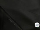 TOILE DE LAINE EXTENSIBLE NOIR 94% LAINE - coupon de 3 mètres - My Little Coupon - tissu - coudre