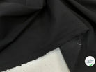 TOILE DE LAINE FINEMENT SERGÉE 95% LAINE NOIR 140CM - My Little Coupon