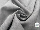 TOILE DE LAINE LÉGÈREMENT FLAMMÉE STRTECH LIGHT GREY - My Little Coupon - tissu - coudre