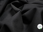 TOILE DE LAINE NOIRE TOUTE SIMPLE - coupon de 3 mètres - My Little Coupon - tissu - coudre