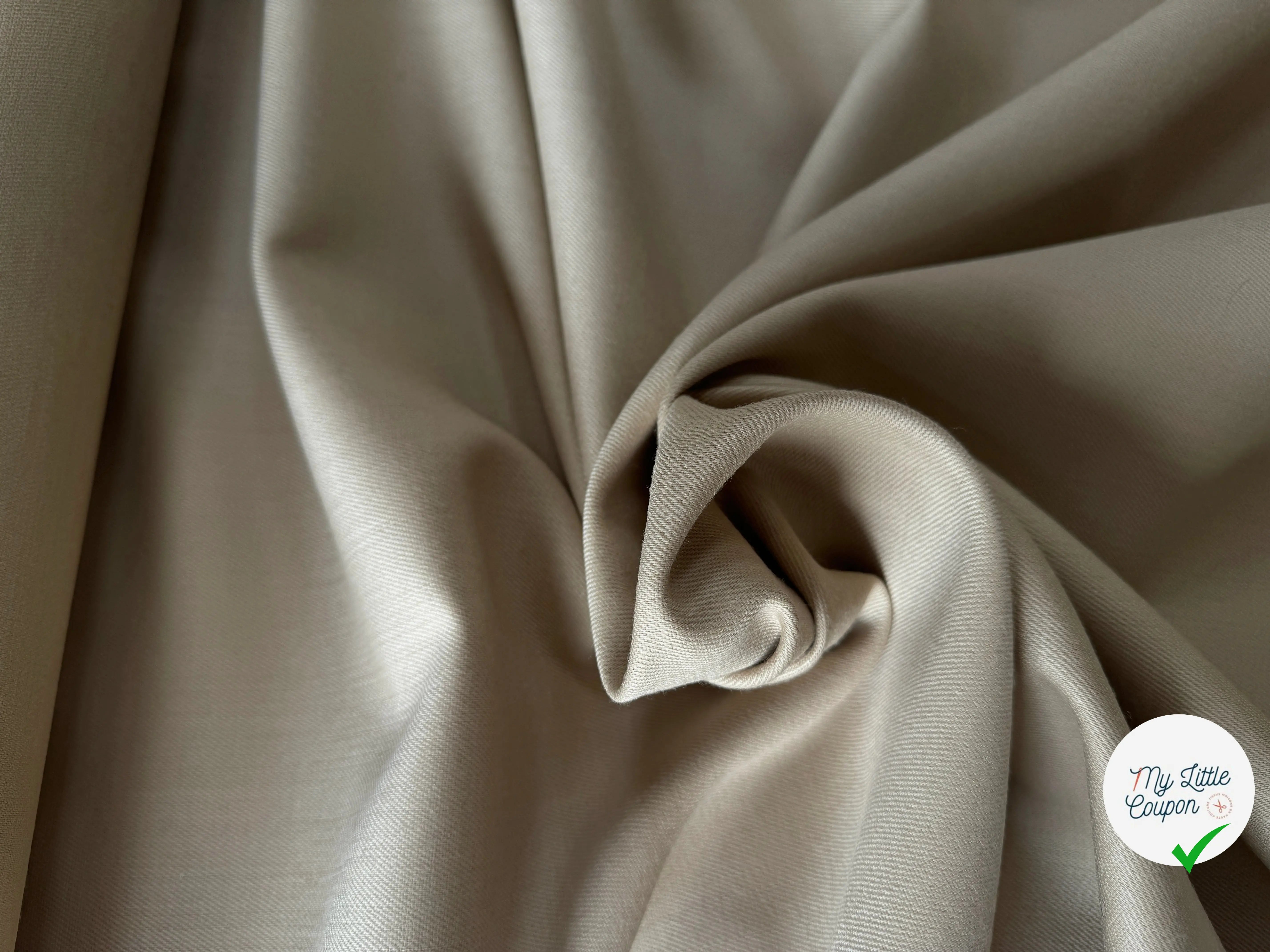 TOILE DE LAINE SERGÉE NATURELLE SUBLIME - My Little Coupon