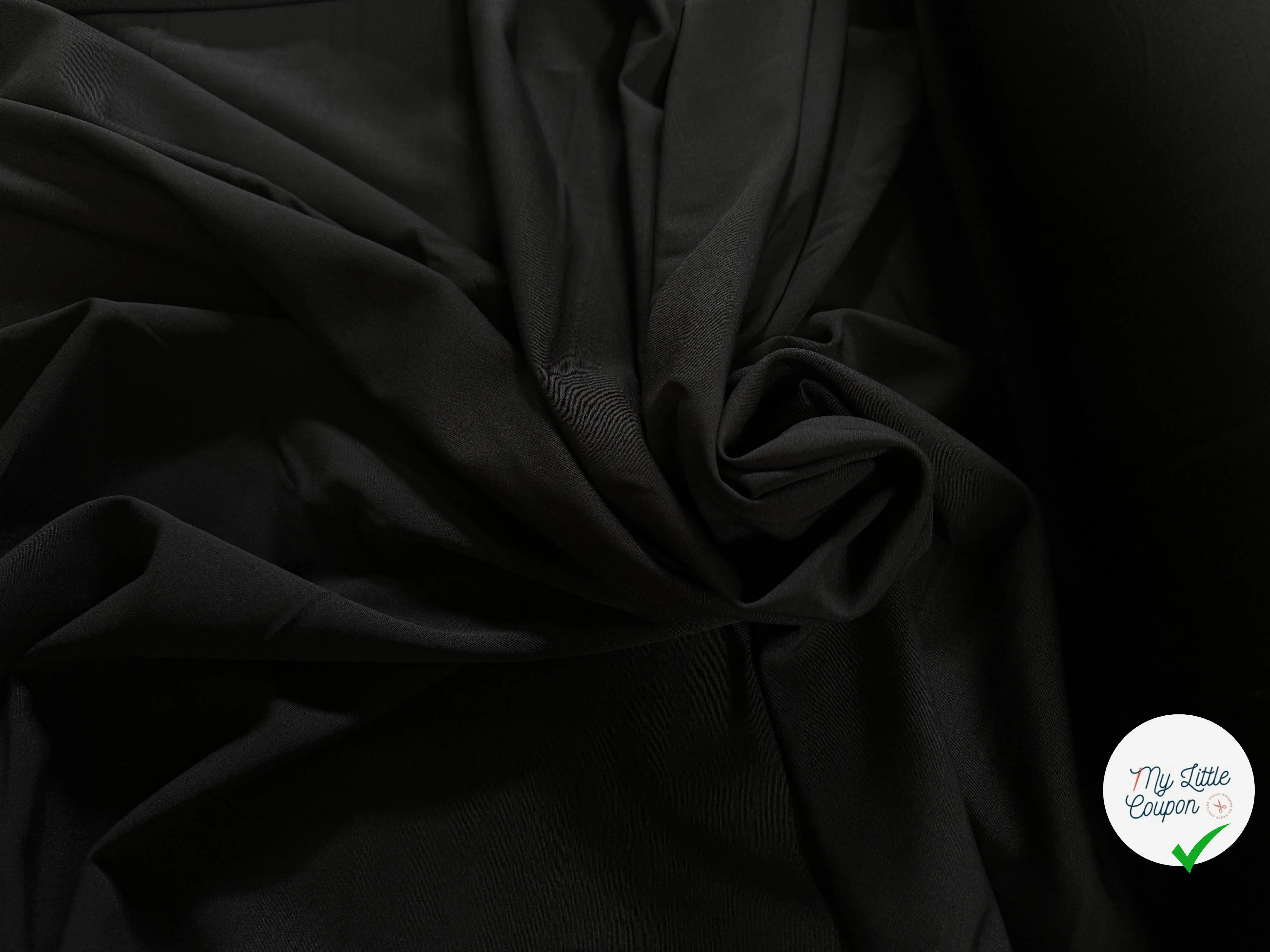 TOILE DE LAINE STRETCH GRIS ANTHRACITE - My Little Coupon