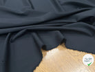 TOILE DE LAINE STRETCH NOIR UNI - My Little Coupon