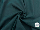 TOILE DE LIN ET SOIE VERT EMERAUDE - My Little Coupon - tissu - coudre
