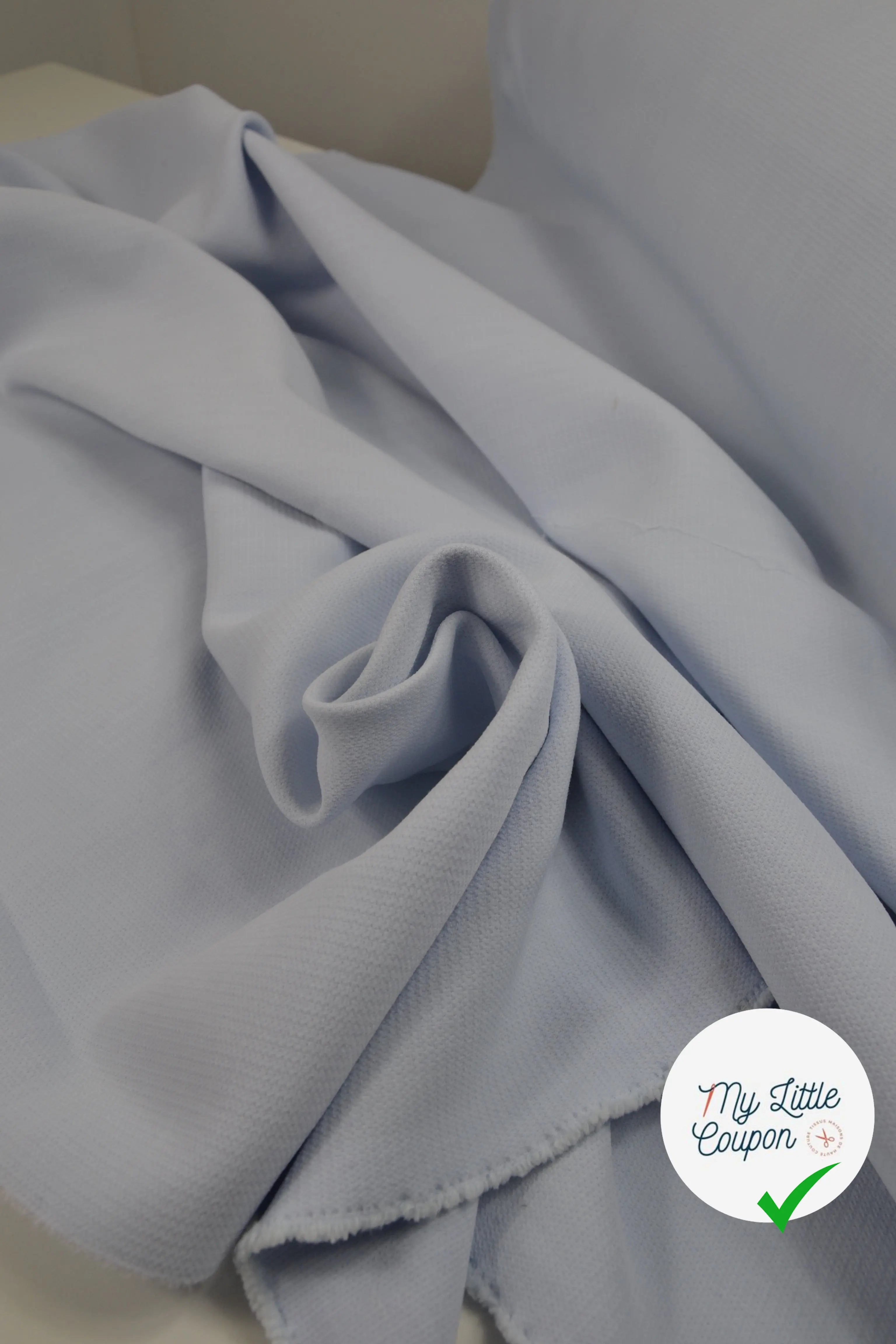 TOILE DOUBLE ÉTOFFE POUDRÉE STRETCH ETHER MSO