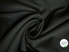 TOILE EXTENSIBLE SERGÉ NOIR BLEUTÉ 58% COTON - My Little Coupon - tissu - coudre