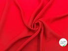 TOILE FLUIDE RUSTIQUE ROUGE VIF - My Little Coupon - tissu - coudre